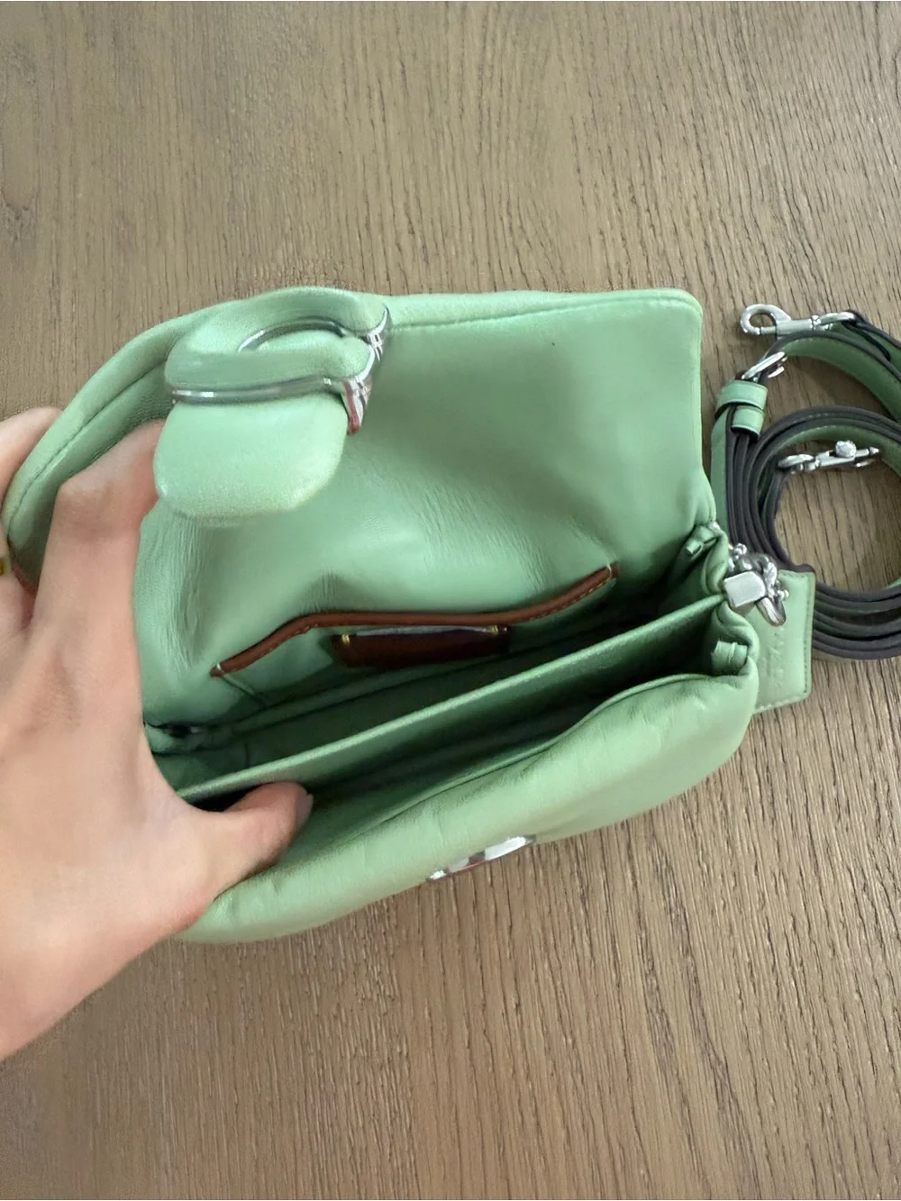 Coach Tabby Pillow Green